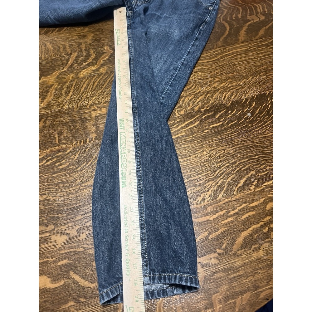 Levi's 505 Jeans Mens 33x30 Dark Wash Faded Straight Leg Denim - Picture 8 of 8